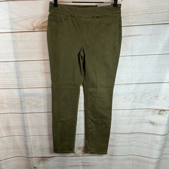Chico's Green Pull On Ankle Length Jegging Size 4R - Picture 1 of 10